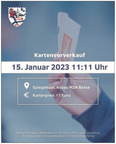 CCB Kartenvorverkauf