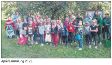 Apfelsammlung