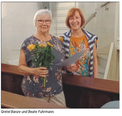 Gretel Banze und Beate Fuhrmann